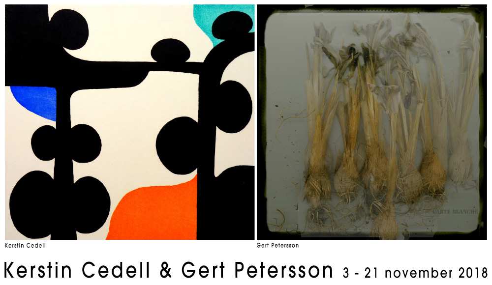 Utställning Kerstin Cedell & Gert Petersson 3/11 - 21/11 2018