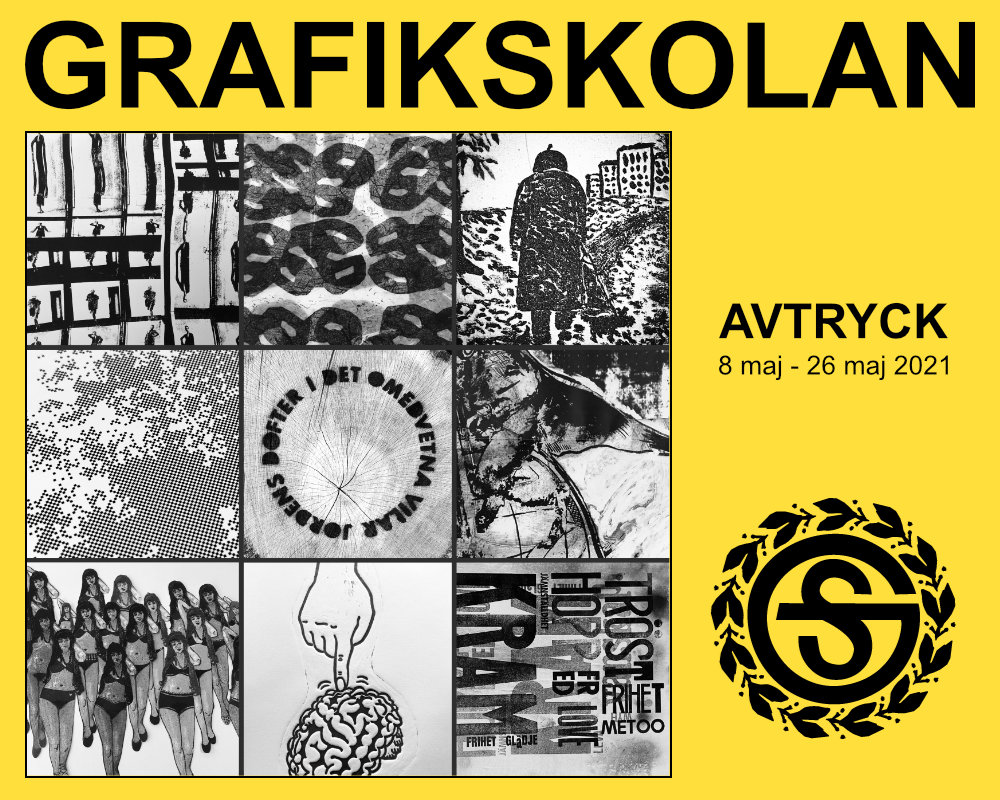 Utställning: Grafikskolans elevutställning Avtryck 8/5 - 26/5 2021