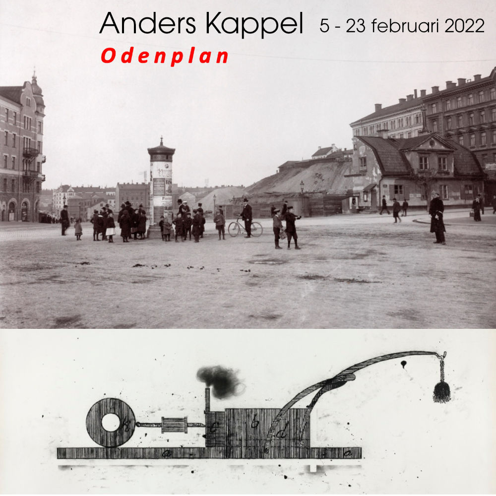 Odenplan: utställning med Anders Kappel 5/2-23/2 2022