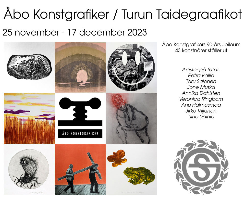 Utställning: Åbo konstgrafiker 25/11 - 27/12 2023