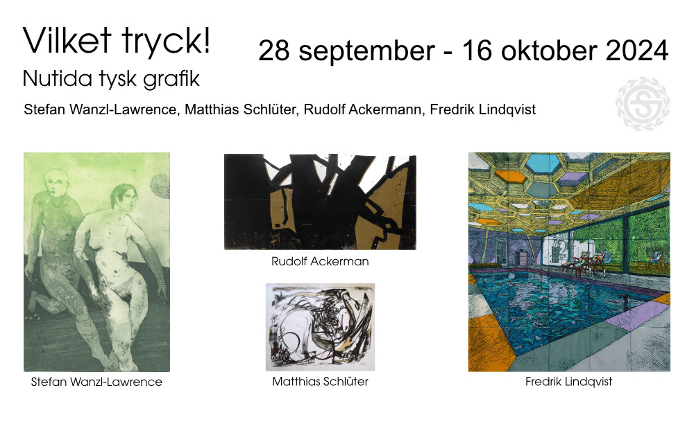 Utställning: Nutida tysk grafik 28/9 - 16/10 2024 