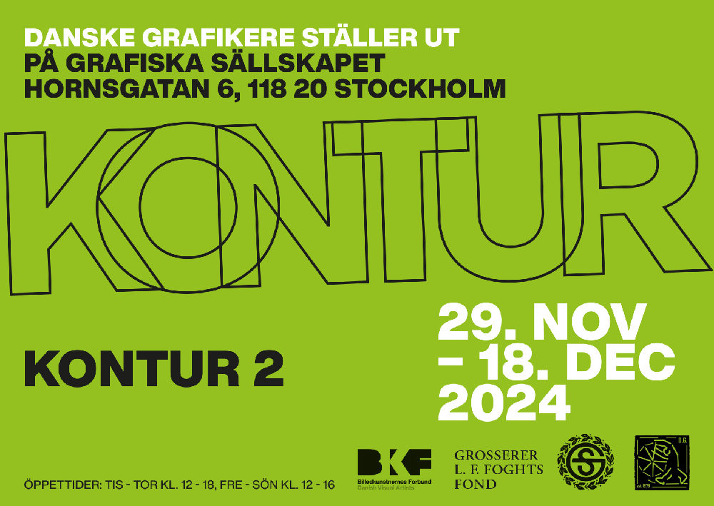 Utställning: Kontur 2, dansk Medlemsutställning 29/11 - 18/12 2024