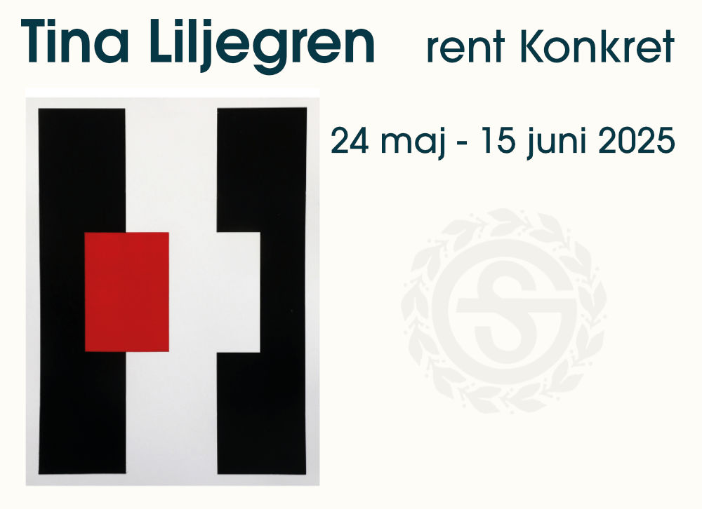 Utställning: Tina Liljegren - rent Konkret 24/5 15/5 2025
